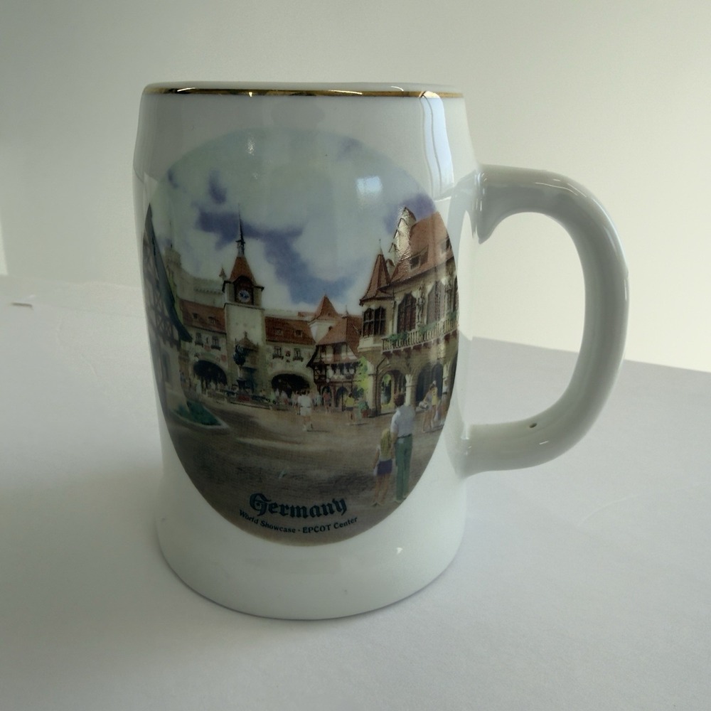 Disney‎ 1986 Germany World Show Case EPCOT Center Mug by Reutter Porzellan